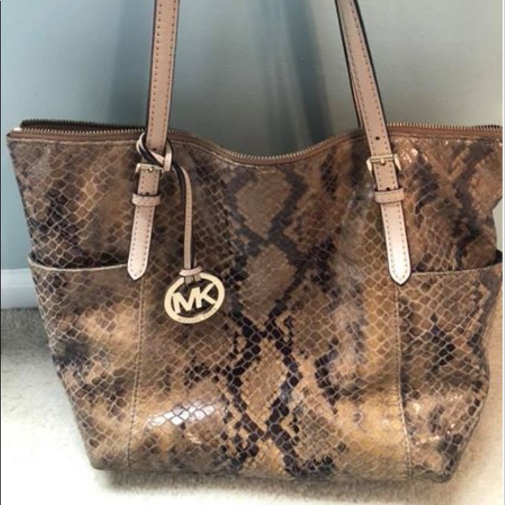 Michael Kors Snakeskin Tote